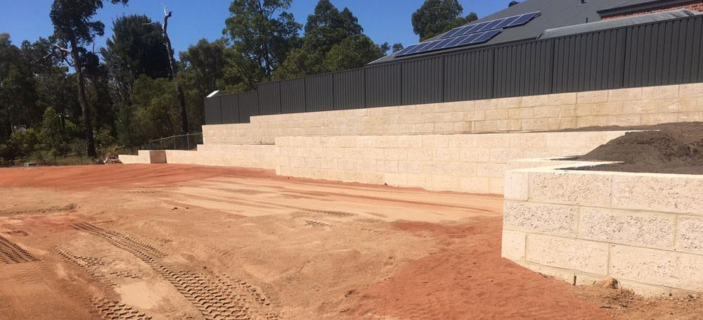 Darlington retaining walls